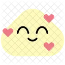 Sonrisa Corazon Emoji Emoticon Icono