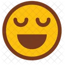 Sonrisa Feliz Emoji Icono