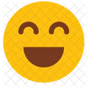 Sonrisa Feliz Emoji Icono