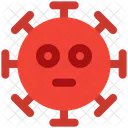 Sonrojado Emoji De Coronavirus Coronavirus Icono