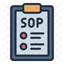 Sop Standard Procedure Guidelines Icon