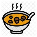 Sopa caliente  Icono