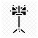 Musica Soporte Cuerda Icono