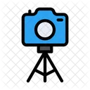 Camara Tripode Pelicula Icono