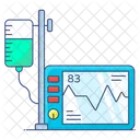 Cardiograma Soporte Vital Electrocardiograma Icono