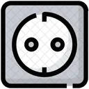 Eletrico Euro Soquete Icon