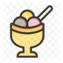 Dessert Ice Cream Trolley Ice Cream Board Icon