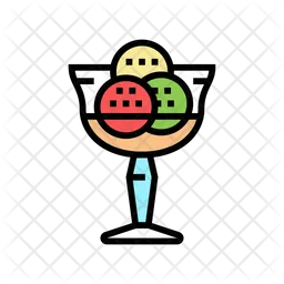 Sorbet Ice Cream  Icon