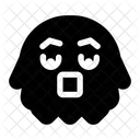 Sorprendido Emoticon Emoji Icono