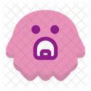 Sorprendido Emoticon Emoji Icono