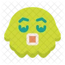 Sorprendido Emoticon Emoji Icono