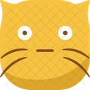 Emoticono De Gato Icono