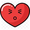 Establecer Icono De Corazon Emocion Emogi Icono