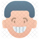 Garoto Emoji Sorridente Icon