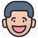 Garoto Emoji Sorridente Icon