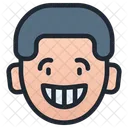 Garoto Emoji Sorridente Icon