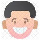 Garoto Emoji Sorridente Icon