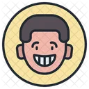 Garoto Emoji Sorridente Icon