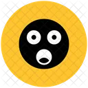 Smiley Assustado Streamline Kameleon Icon