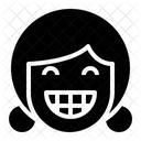Sorriso Feliz Emocao Ícone