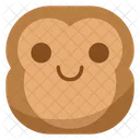 Sorriso Macaco Emoji Ícone