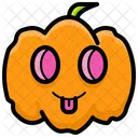 Sorriso De Abobora Halloween Assustador Icon