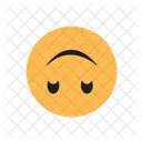 Sorriso De Cabeca Baixa Emoji Emoticons Ícone