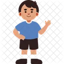 Sorriso De Expressao De Menino Icon