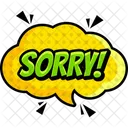 Sorry Speech Bouble Chat Bouble Icon