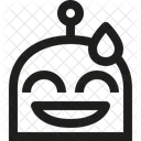 Emoji Sorry Robot Icon
