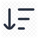 Sort Arrow Down Sorting Filter Icon