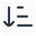 Sort Arrow Down Sorting Filter Icon