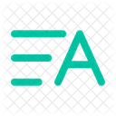 Sort By Alphabet Letters Sort Icon
