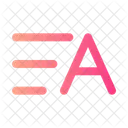 Sort By Alphabet Letters Sort Icon