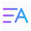 Sort By Alphabet Letters Sort Icon