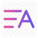 Sort By Alphabet Letters Sort Icon