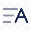 Sort By Alphabet Letters Sort Icon