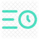 Sort By Time Clock Sort Icon