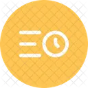Sort By Time Clock Sort Icon