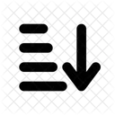 Sort Descending Sorting Sort Icon