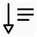 Sort Down List Order Icon