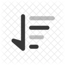 Sorting Down Icon