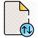 Sort File Document Data Icon