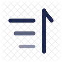Sort From Bottom To Top Sort Lists Icon