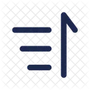 Sort From Bottom To Top Sort Lists Icon