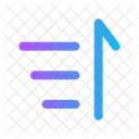 Sort From Bottom To Top Sort Lists Icon
