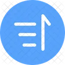 Sort From Bottom To Top Sort Lists Icon