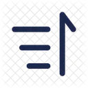 Sort From Bottom To Top Sort Lists Icon