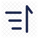 Sort Lists Sort Ascending Icon