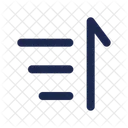 Sort From Bottom To Top Sort Lists Icon
